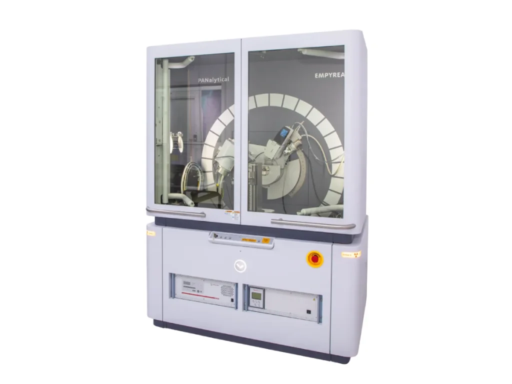 Malvern PANalytical Empyrean (3rd Generation) X-ray Diffractometer with high temperature Anton Paar chamber