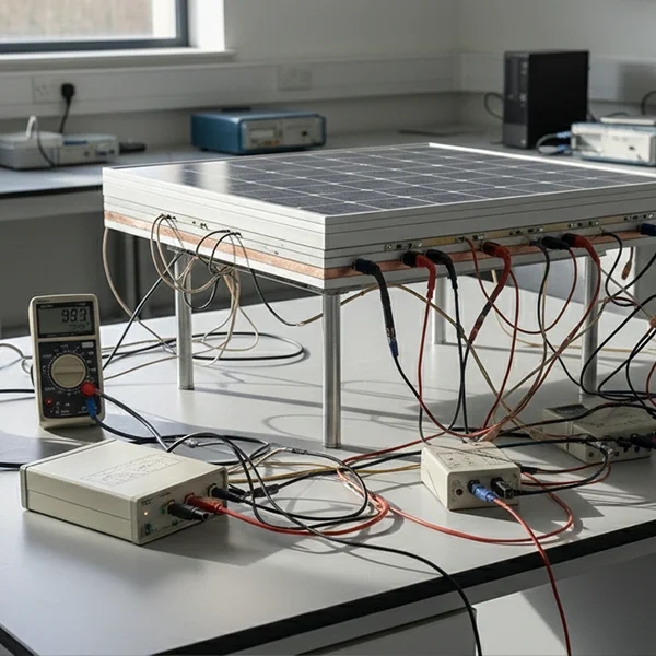 Experimental Lab Setup with Sensors