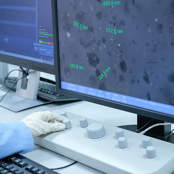 analyze nanomaterials with Scanning Electron Microscope (SEM)